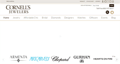 Desktop Screenshot of cornellsjewelers.com